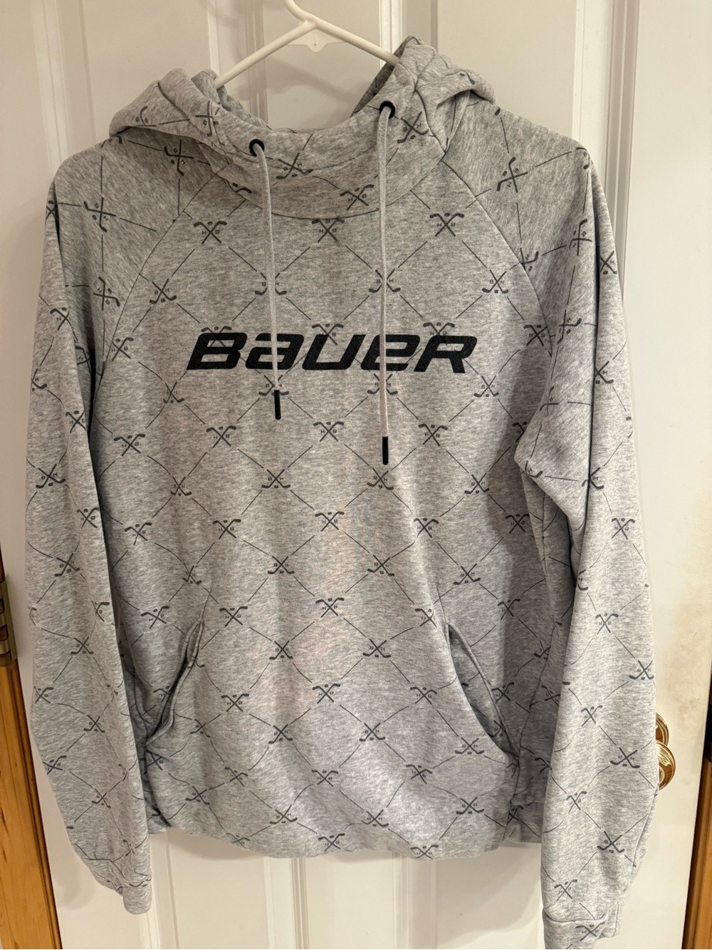 Men’s Bauer hockey stick repeat hoodie